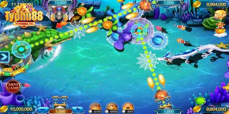 Luật chơi cơ bản của game Jackpot Fishing